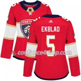 Adidas Maillot de Hockey Florida Panthers Aaron Ekblad 5 2017-2018 Rouge Authentic - Femme